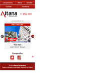 Tablet Screenshot of construtoraaltana.com.br